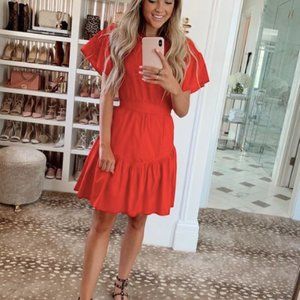 Rachel Parcell Red Mini Dress